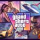 Arte oficial de Grand Theft Auto VI con personajes y escenarios de Leonida